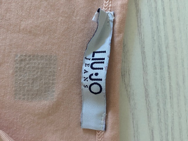 Liu Jo T-shirt in een zachte lichtroze kleur maat S