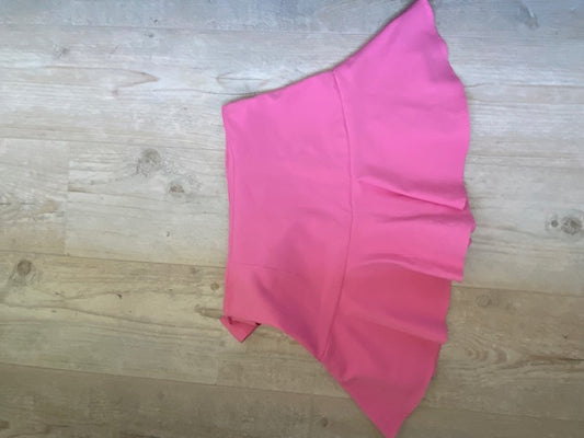 Zara rokje met short met strik felroze / bubblegum maat M 38