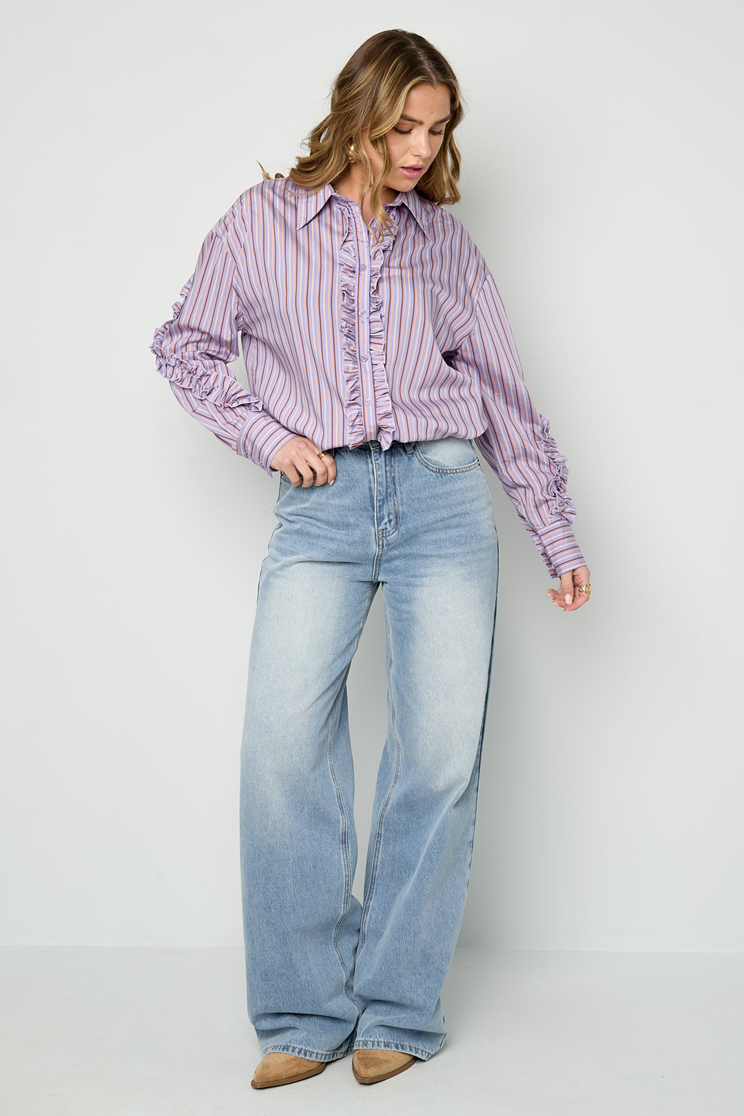 Gimme Cotton Striped Blouse for Spring/Summer