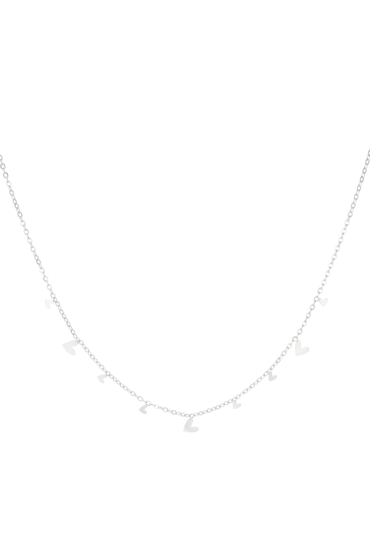 Elegant Stainless Steel Pendant Necklace - Silver & Gold