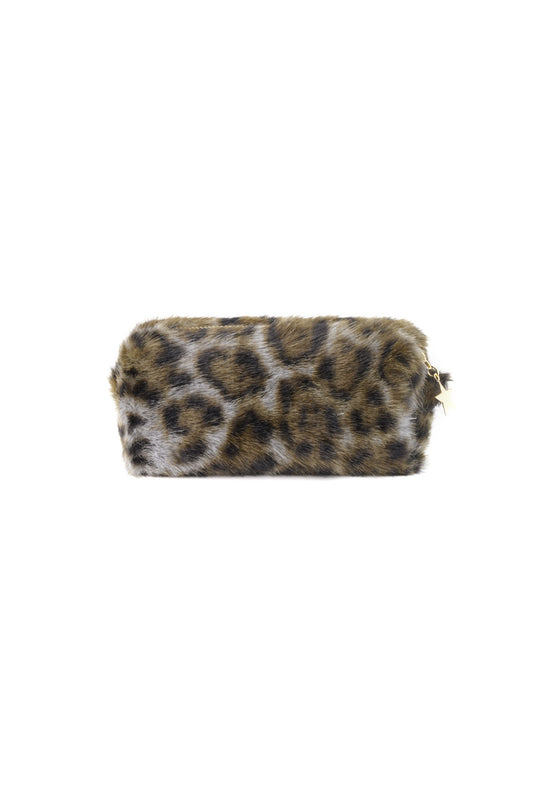 Stylish Leopard Print Makeup Bag for Women