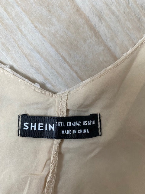SHEIN top maat 40/42 L ecru elegant & luchtig