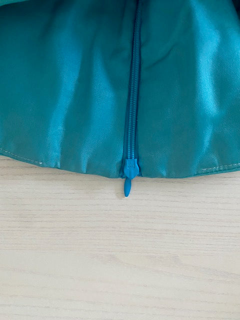 Suitekleding strapless top korset en rok met ruches maat 36 S