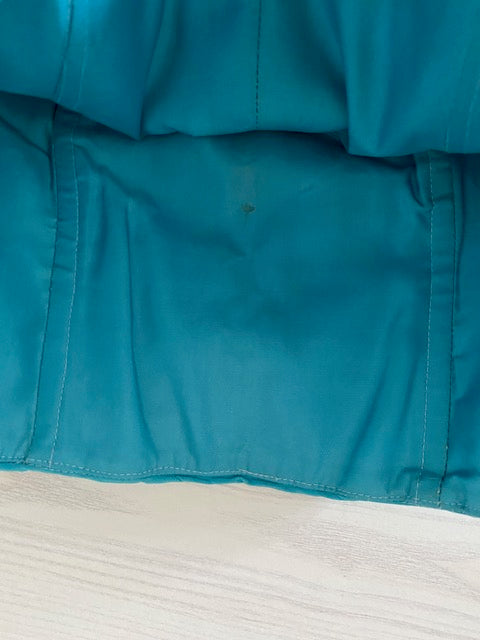 Suitekleding strapless top korset en rok met ruches maat 36 S