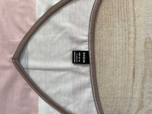 Gestreepte luchtige top t shirt maat L