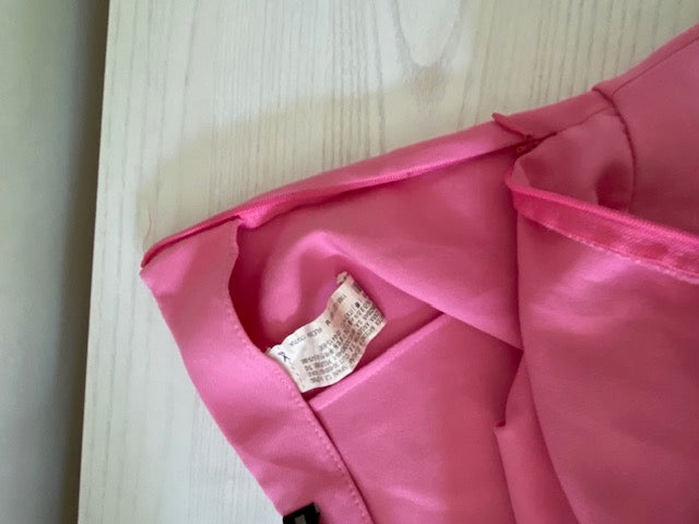 Zara rokje met short met strik felroze / bubblegum maat M 38