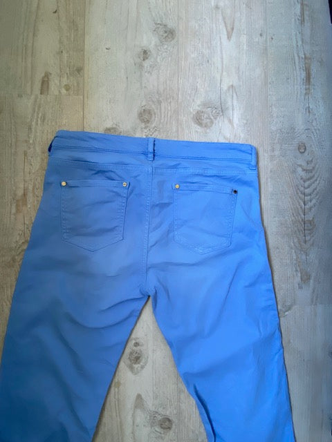 River Woods broek met bloemendetail maat 32 M
