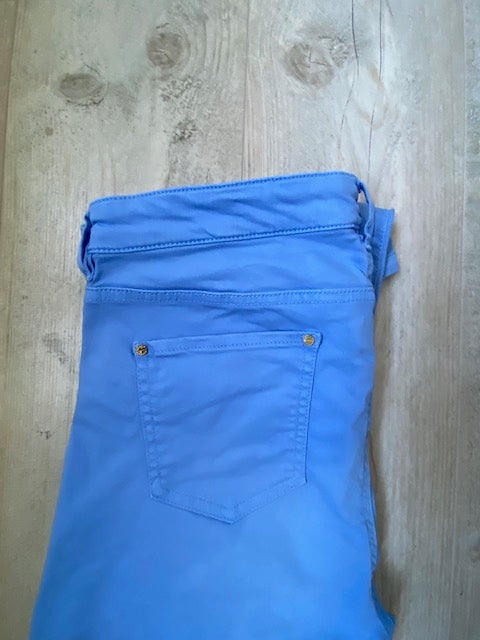 River Woods broek met bloemendetail maat 32 M