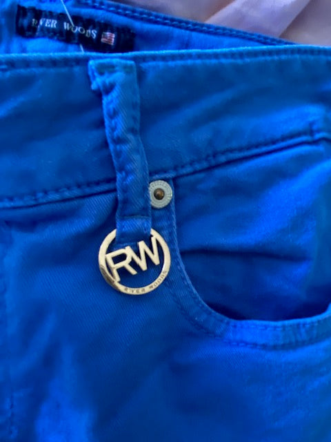 River Woods felblauwe broek maat 29 S
