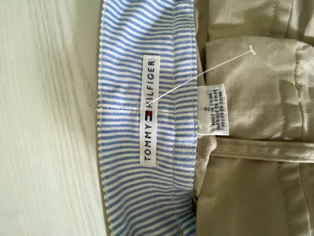 Tommy Hilfiger rechte rok beige maat S 36