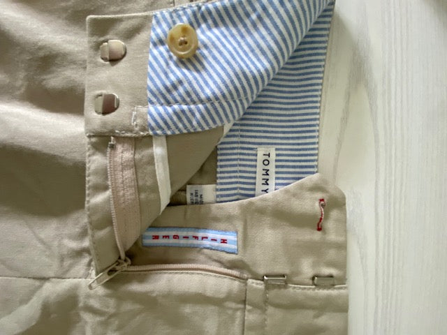 Tommy Hilfiger rechte rok beige maat S 36