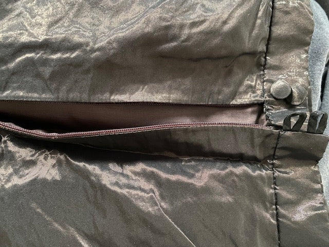 Suitekleding strapless top korset en rok met ruches maat 36 S