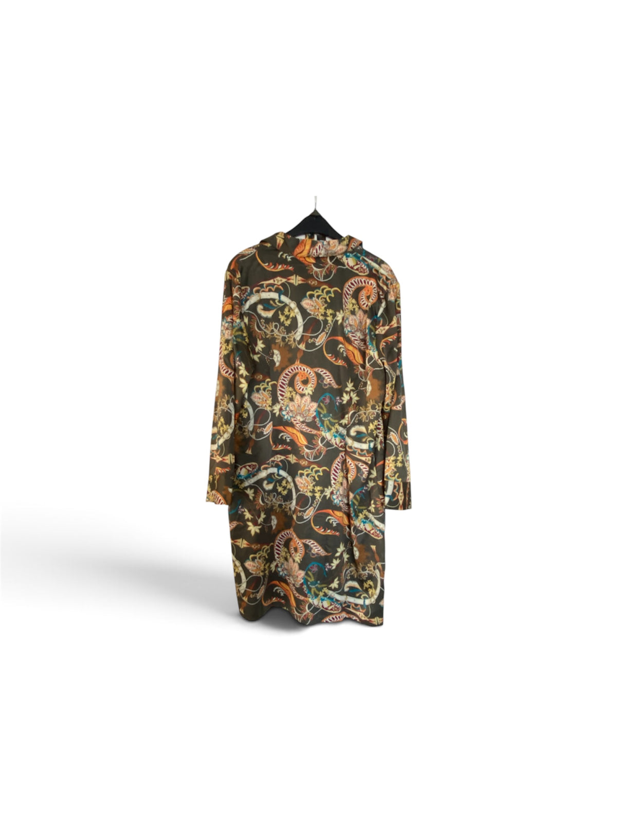 K Design jurk maat XXL met kleurrijke barok en paisleyprint