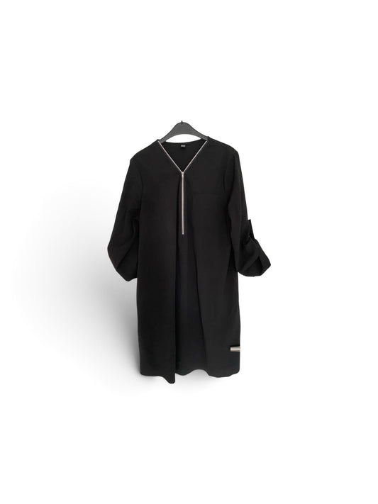 Zwarte tuniek jurk maat XL