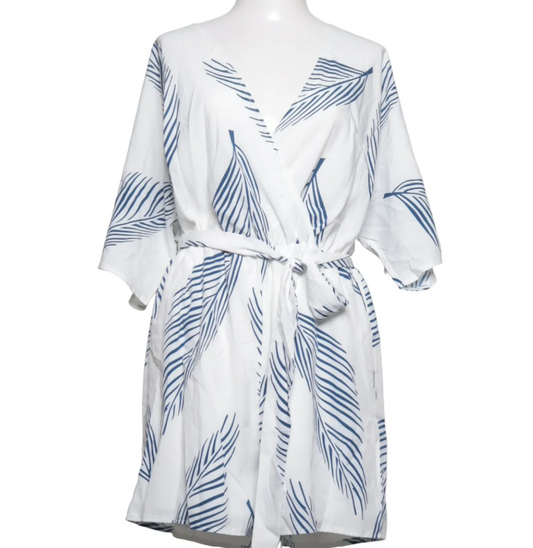 Zomerse jumpsuit met bladprint maat xxl